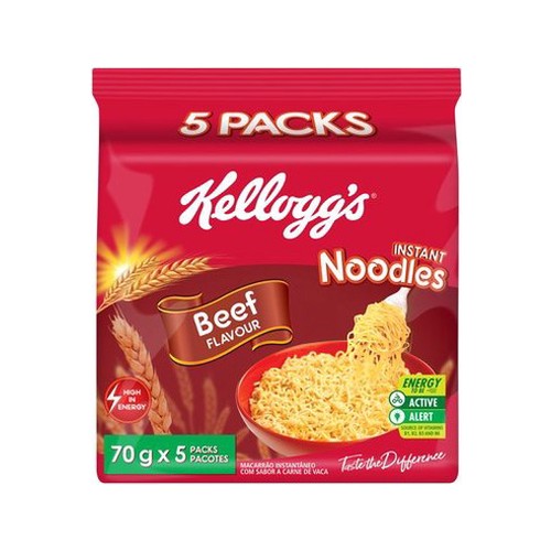 Kellogg's Beef Flavour Instant Noodles 5 Pack
